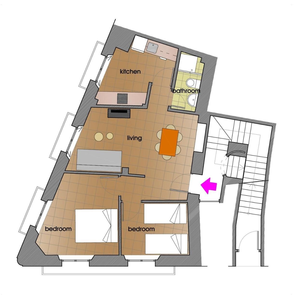 Homeyseville- Bright Apartment At Santa Cruz 6 Pax, Parking Optional Ngoại thất bức ảnh